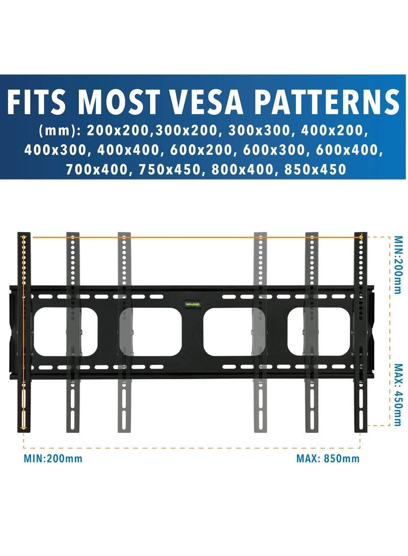 ELTRAZONE TV Wall Mount Bracket for 40-70 inch LCD, LED, or Plasma Flat Screen TV - Super-Strength Load Capacity 220 lbs - 15 Degree Tilt Up & Down - Image 4
