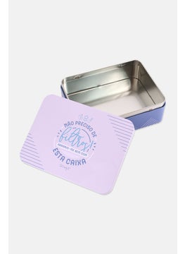Mr. Wonderful Cosmetics Box 16 H x 21 L x 7 W cm, Purple Combo  - Image 3