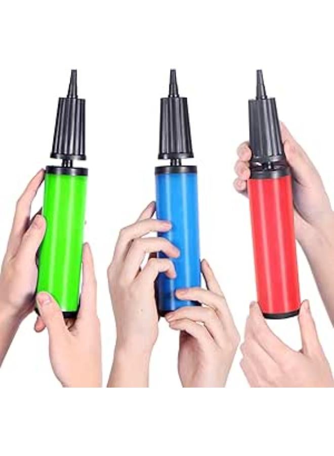 مضخات Parentswell المحمولة، 3 عبوات من مضخات الهواء بالبالونات، لوازم الحفلات المنتفخة والملحقات للعوامات القابلة للنفخ والكرات الرياضية الخارجية.