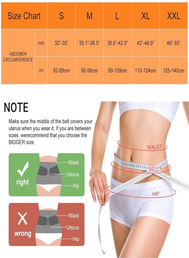 Allaugh Postpartum Belly Band for Women: Abdominal Binder Post Surgery Compression Belt - Post Partum Waist Binder C Section Recovery Wrap Black - Image 4