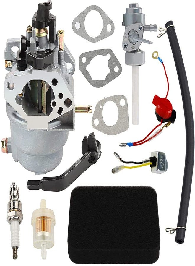 HPENP 0J58620157 Carburetor for Generac GP5000 GP5500 GP6500 5KW 5.5KW 6.5KW 389cc Generator 0G8442A111 Carb with Air Filter Tune Up Kit - Image 1