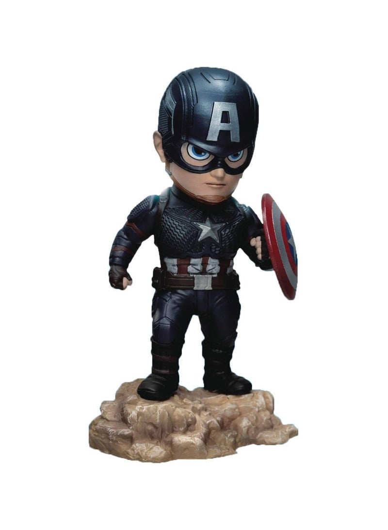 BEAST KINGDOM Captain America Figurine 10cm Marvel Avengers Endgame: Mini Egg Attack Figure - Image 1