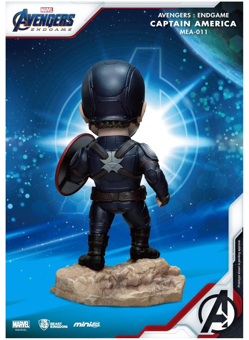 BEAST KINGDOM Captain America Figurine 10cm Marvel Avengers Endgame: Mini Egg Attack Figure - Image 2