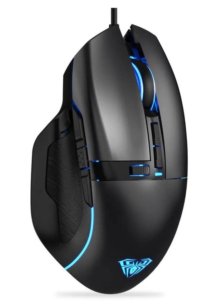 AULA - F808 Gaming Mouse RGB With Fire Button – 4200DPI - Macro Programming 7 Buttons | (Software ) - Image 1