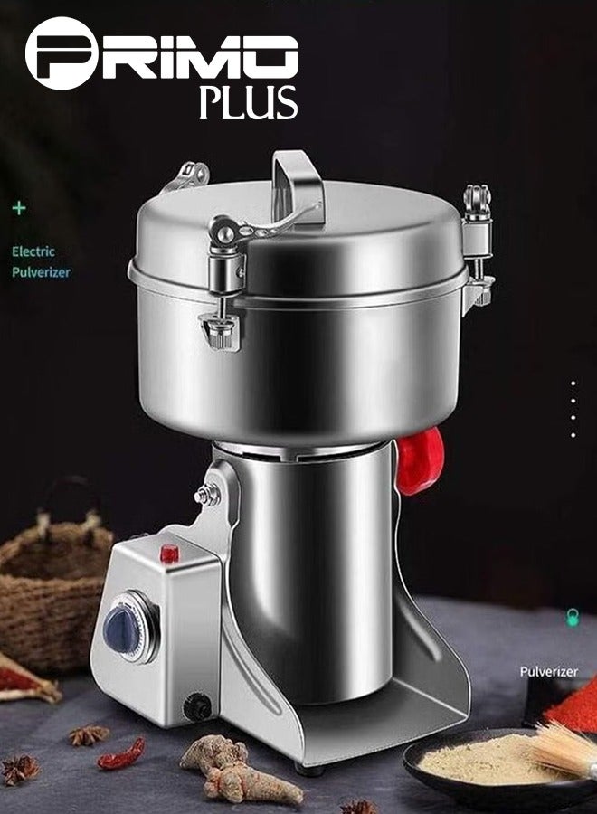 بريمو بلس مطحنة 800 جرام ، مطحنة مسحوق الفولاذ المقاوم للصدأ 430 ، تقنية طحن فائقة الدقة ، يمكنها طحن حبوب البن والحبوب ، مناسبة للمنزل / المطعم / الفندق - Image 1