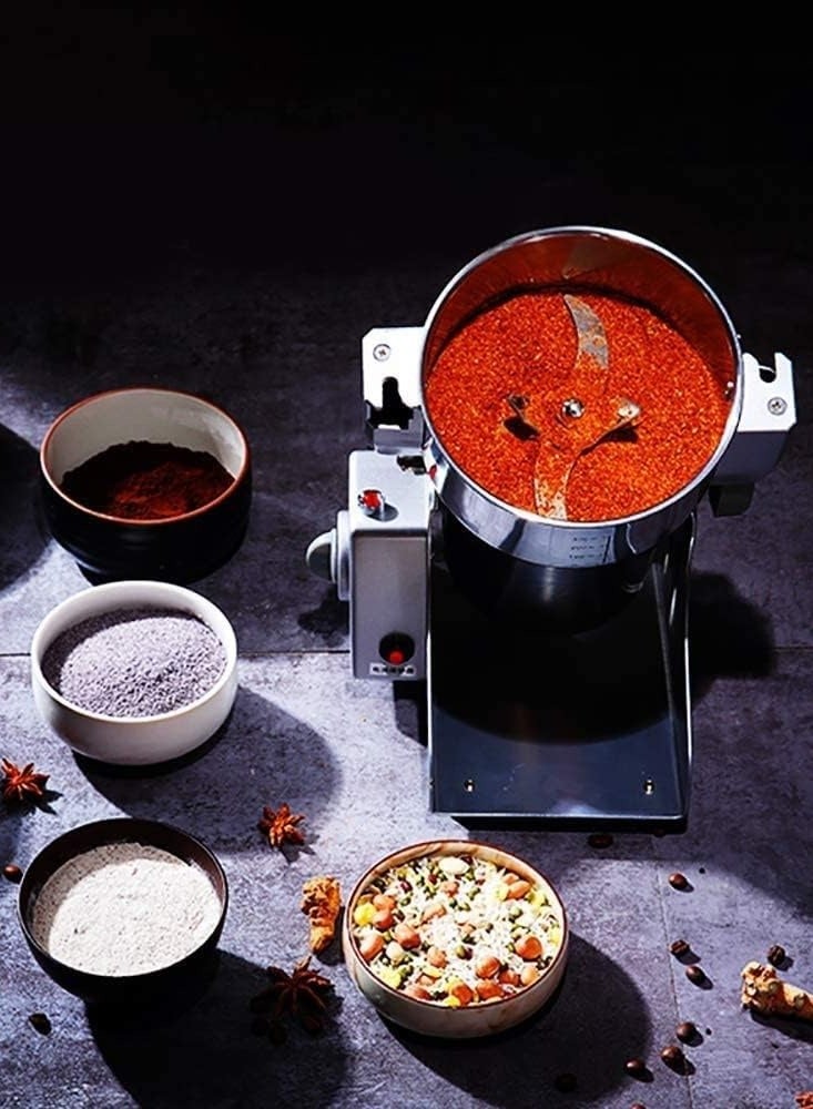 بريمو بلس مطحنة 800 جرام ، مطحنة مسحوق الفولاذ المقاوم للصدأ 430 ، تقنية طحن فائقة الدقة ، يمكنها طحن حبوب البن والحبوب ، مناسبة للمنزل / المطعم / الفندق - Image 2