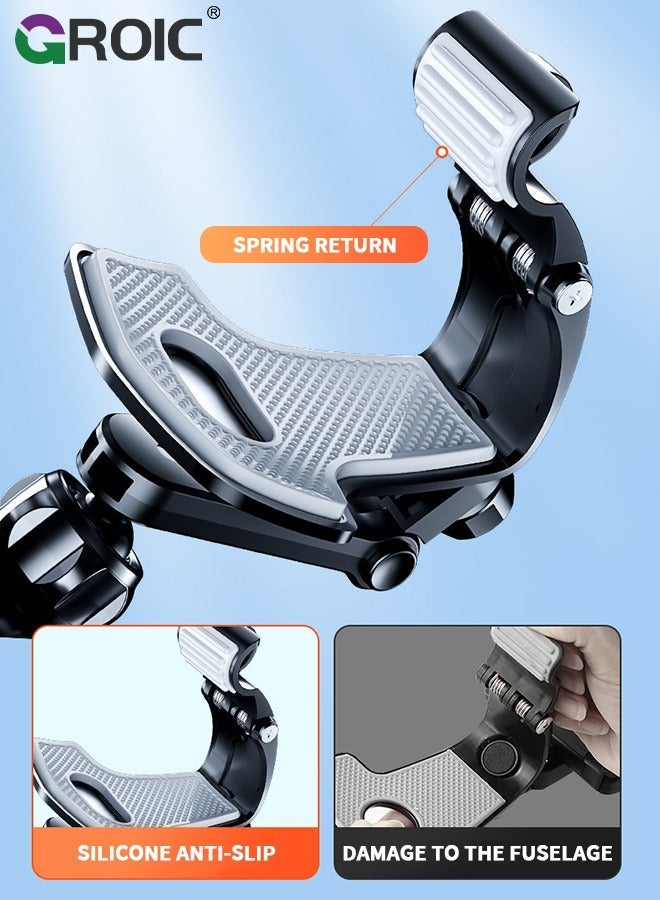 GROIC Car Phone Holder, Dashboard Cell Holder Mount Compatible with iPhone, Android, GPS Devices  - Image 4