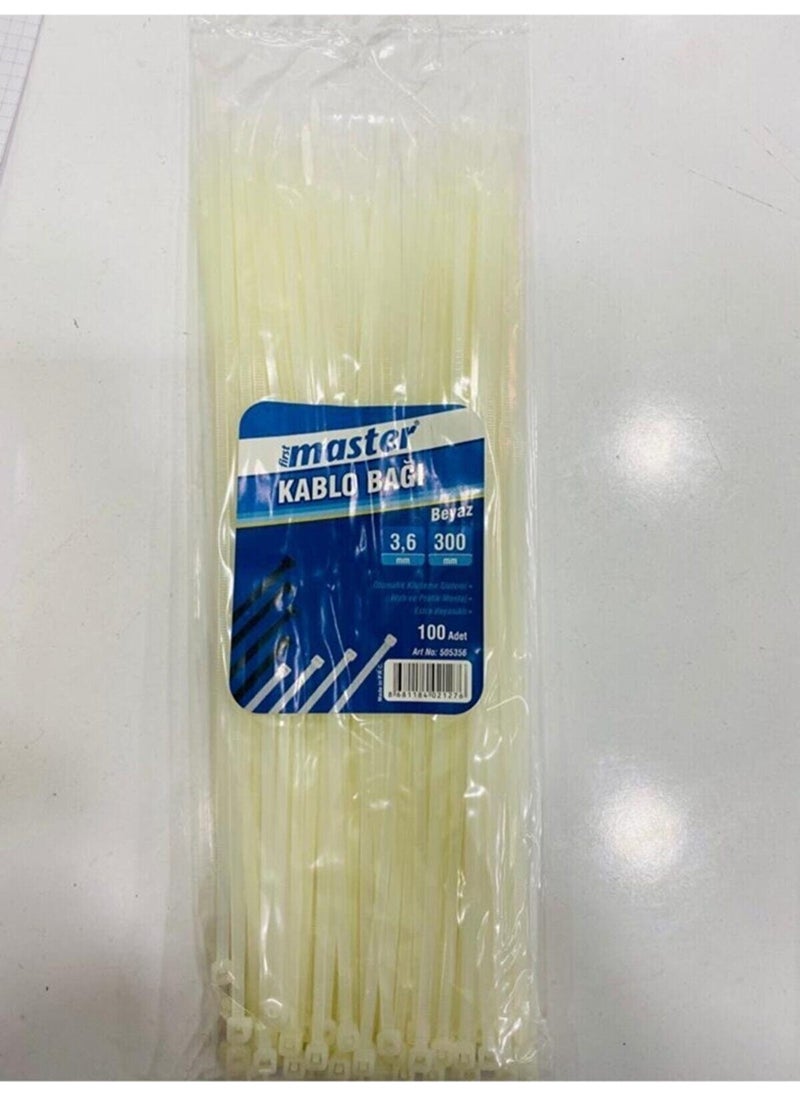 Master - Cable Tie 3,6X300 mm (100 Pieces) - Image 1