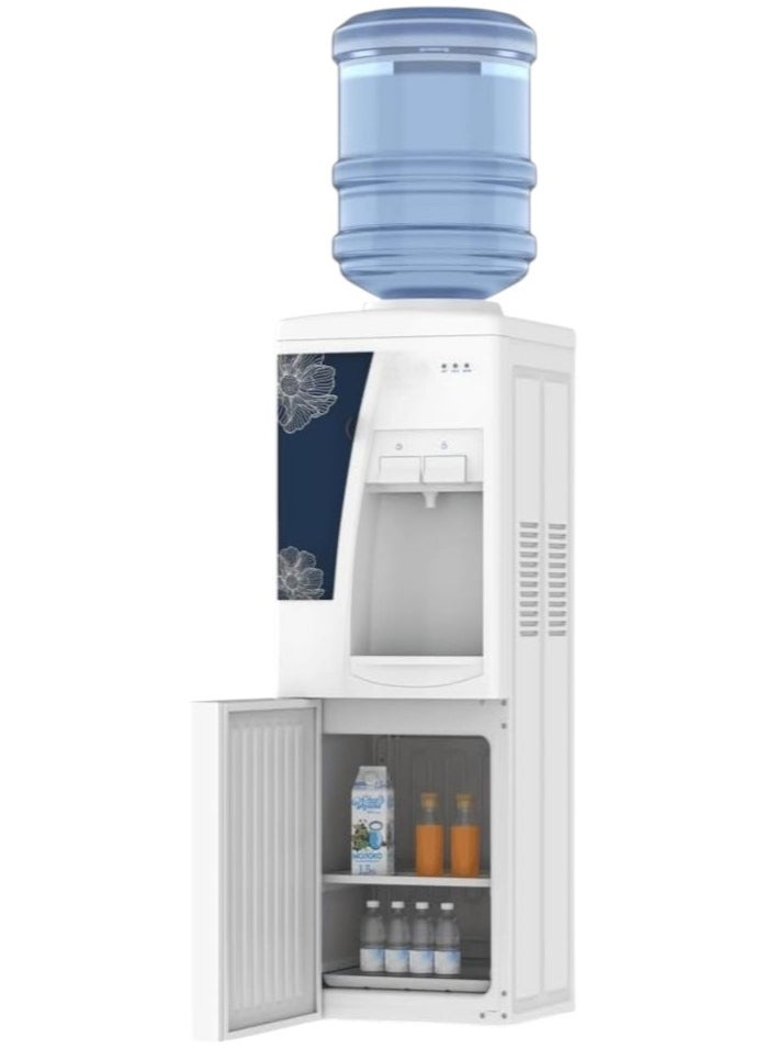 WDA WDA Top Loading Hot & Cold Water Dispenser with 16L Storage Refrigerator | High-Efficiency Compressor Cooling | Anti-Bacterial Stainless-Steel Tank | Low Noise | Paper Cup Storage WDA-SJYTD-11C  - Image 2