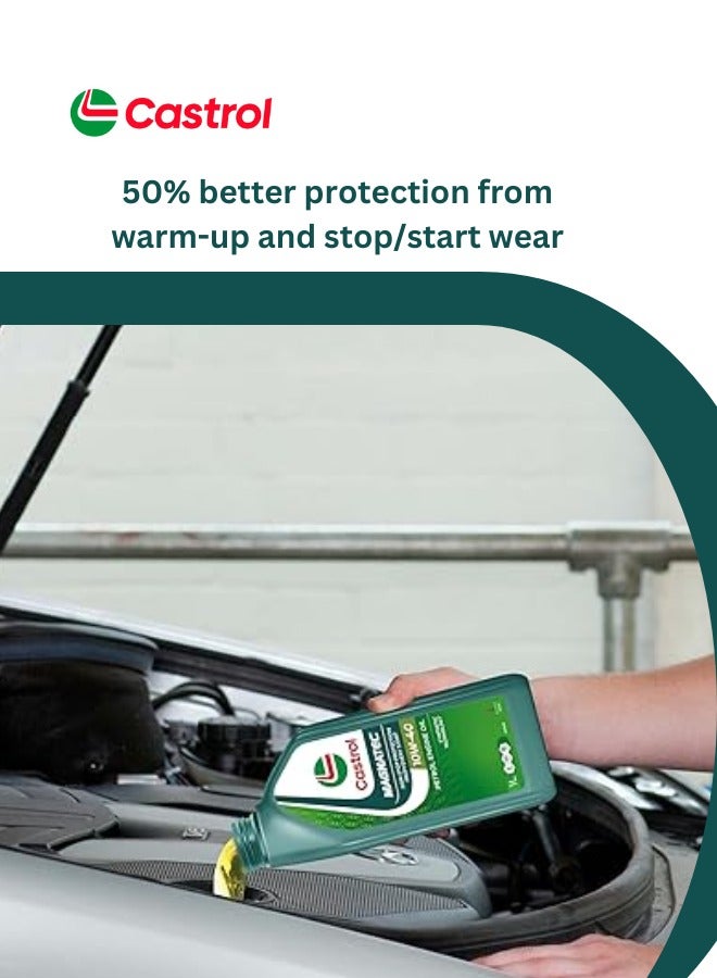 كاسترول زيت المحرك كاسترول 10W40 ماغنتيك 1 لتر12x – الحماية المثلى لمحركك - Image 3