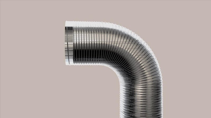 KNP 4-inch Aluminum Rigid Flexible Duct is an ideal solution for a variety of ventilation and ducting applications. - Image 2