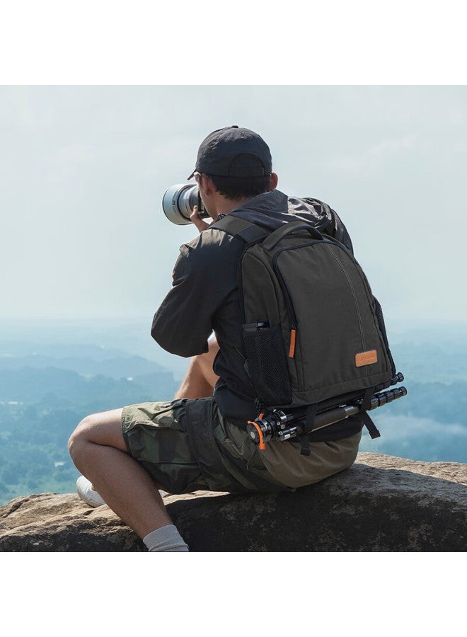 Tarion Camera Bag, Large Capacity Professional Photography Bag, Dslr Backpack, Outdoor Portable Digital Mirrorless Photography Bag, Tb-04 Black - Image 1