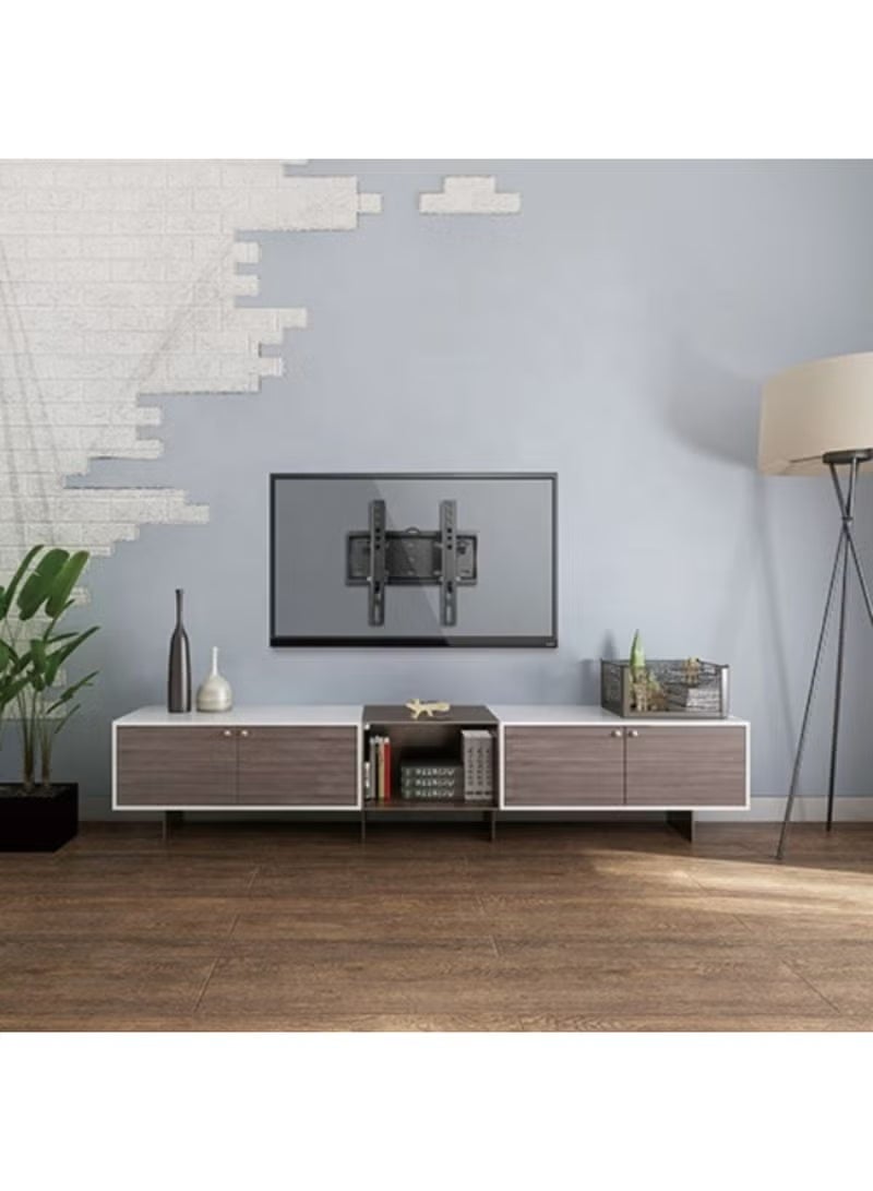 ELTRAZONE TV Wall Mount Bracket for 15–42 Inch LED, LCD, OLED & Curved TVs | Universal Adjustable TV Holder with VESA 200x200 Compatibility | Supports Up to 25kg / 55lbs | Tilt & Swivel Flat Screen TV Mount for Home, Office & Entertainment Rooms | Easy Installation - Image 3