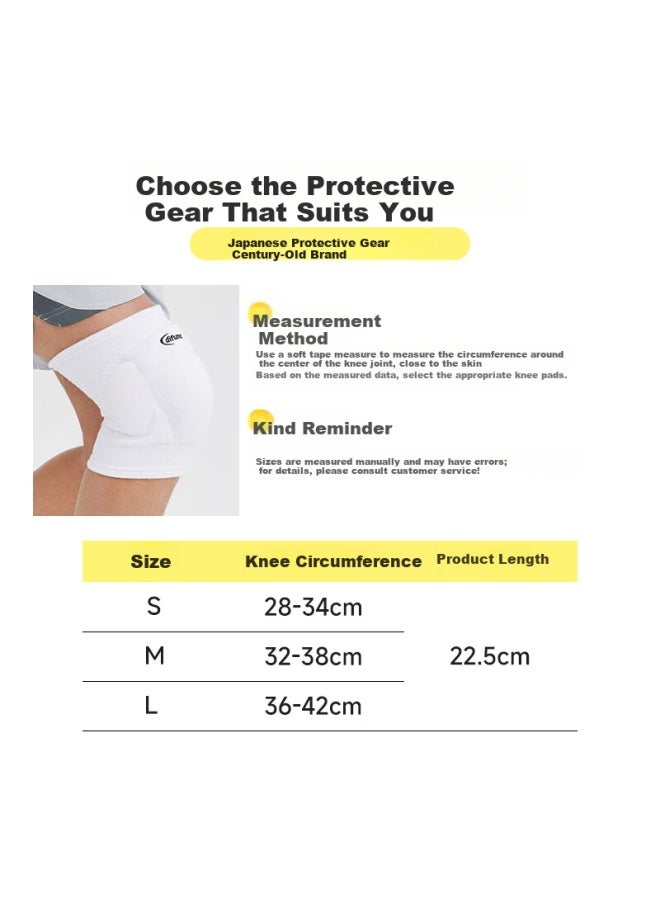 DM D&m Professional Volleyball Knee Pad, 6-segment Padded Protective Guard, Anti-collision And Anti-fall, Goalkeeper, Black, Single Piece - Image 4