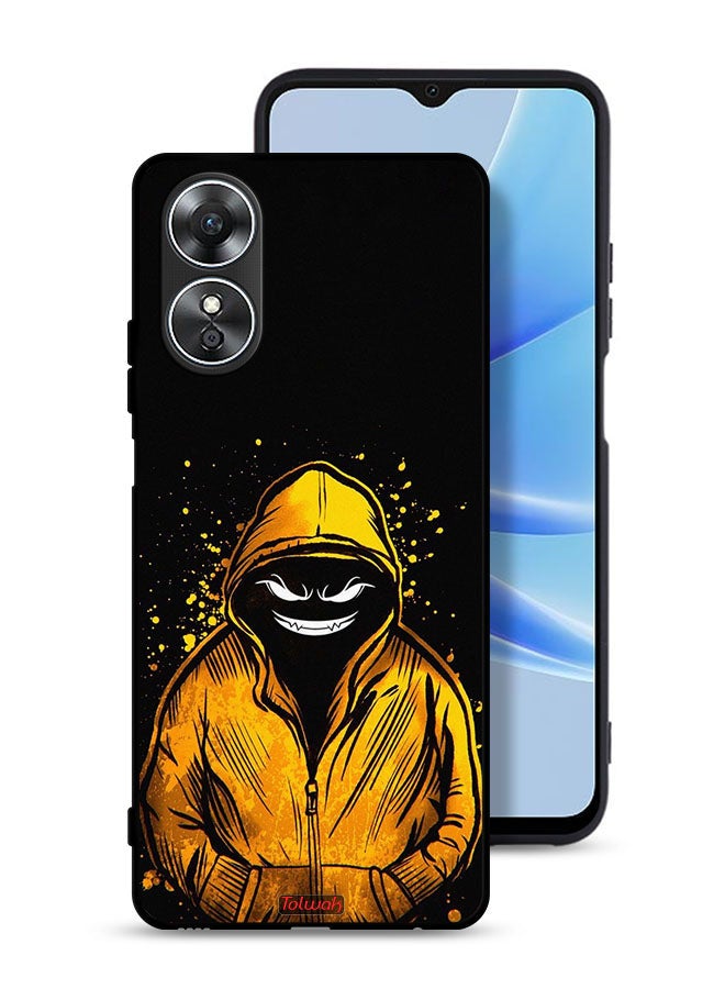Tolwak Oppo A17 Protective Case Cover Marshmallow Boy Art - Image 1