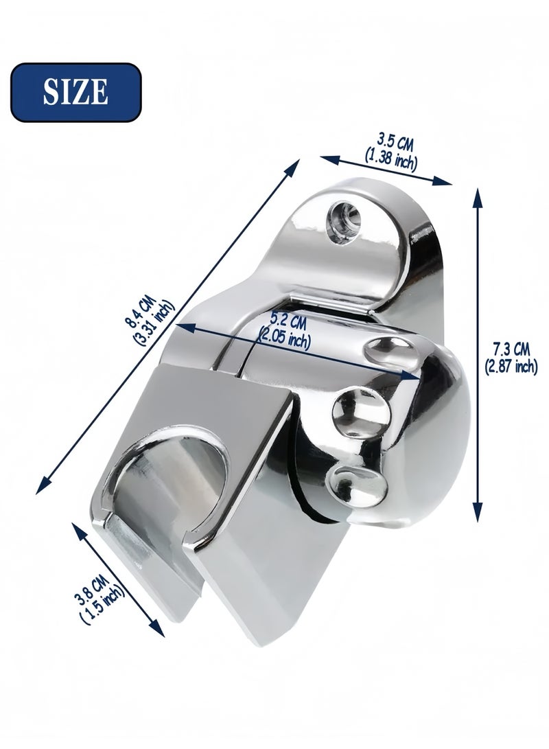 Lee Yon Shower Head Holder, Adjustable Shower Bracket for Handheld Shower Head, Sprayer Shower Holders for Home Bathroom, Silver - Image 3