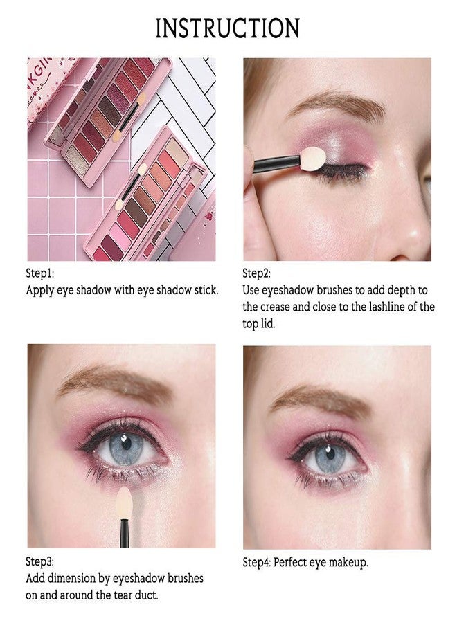 AVTY Eyeshadow Applicators AVTY Eyeshadow Brush Sponge Applicator 50pcs Disposable Eyeshadow Brush Eyeshadow Sponge Brush Eye Makeup Applicators(Black) - Image 5