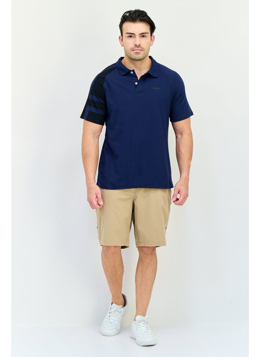 Nordland Men Regular Fit Short Sleeve Brand Polo Shirt, Navy  - Image 4