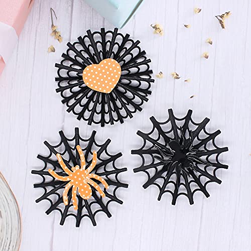 K.S. CRAFT KSCRAFT Halloween Spider Web Rosette Metal Cutting Dies Stencils for DIY Scrapbooking/Photo Album Decorative Embossing DIY Paper Cards (Big Size) - Image 3