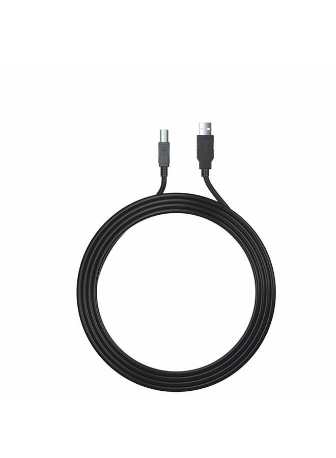 PWR+ 6Ft Long Midi Cable USB 2.0 Type-A to Type-B High Speed Cord for Audio Interface, Midi Keyboard, USB Microphone, Mixer, Speaker, Monitor, Instrument, Strobe Light System Laptop Mac PC - Image 3