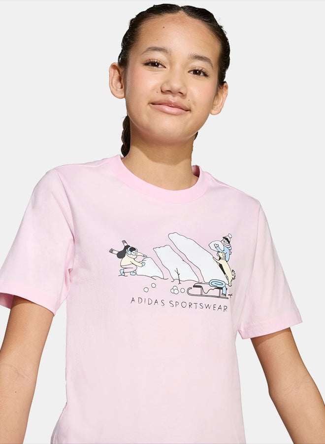Adidas Sports Graphic T-Shirt Kids - Image 4