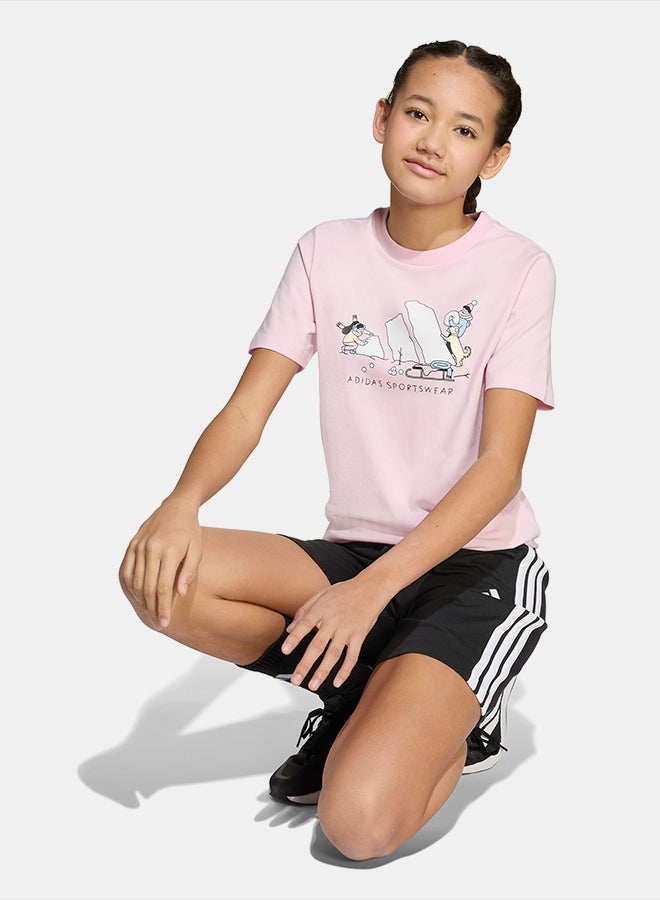 Adidas Sports Graphic T-Shirt Kids - Image 5