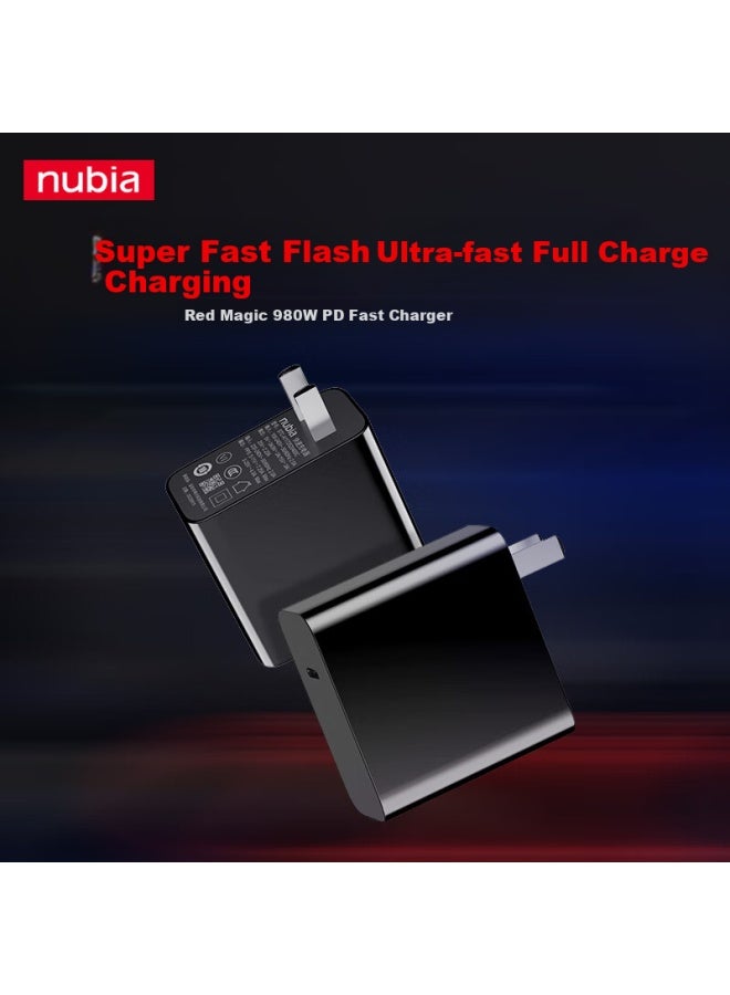 Nubia Red Devil Nubia Red Magic 80w Red Magic 10pro/9pro Charger, Gan Single Port, Compatible With Apple Pd Fast Charging Head, Laptop Compatible, Nubia Z50s Pro/z60ultra Fast Charging - Image 4