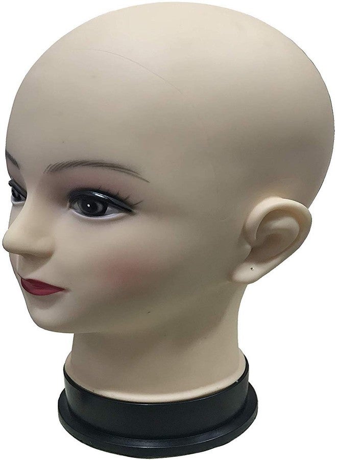 ENGARC Dummy Mannequin Head Display and Presentation Face Skin Colour (Female) - Image 3