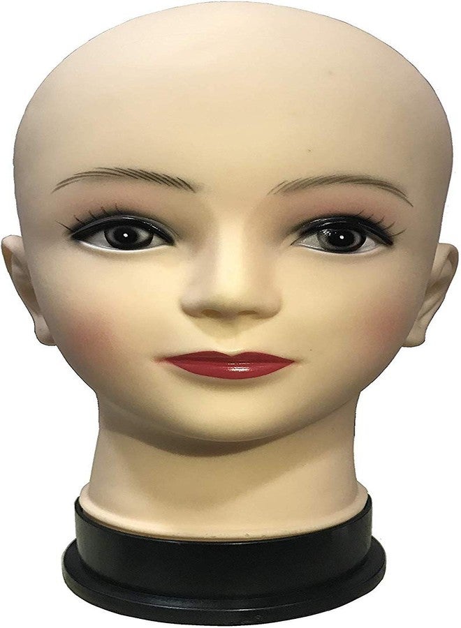 ENGARC Dummy Mannequin Head Display and Presentation Face Skin Colour (Female) - Image 1
