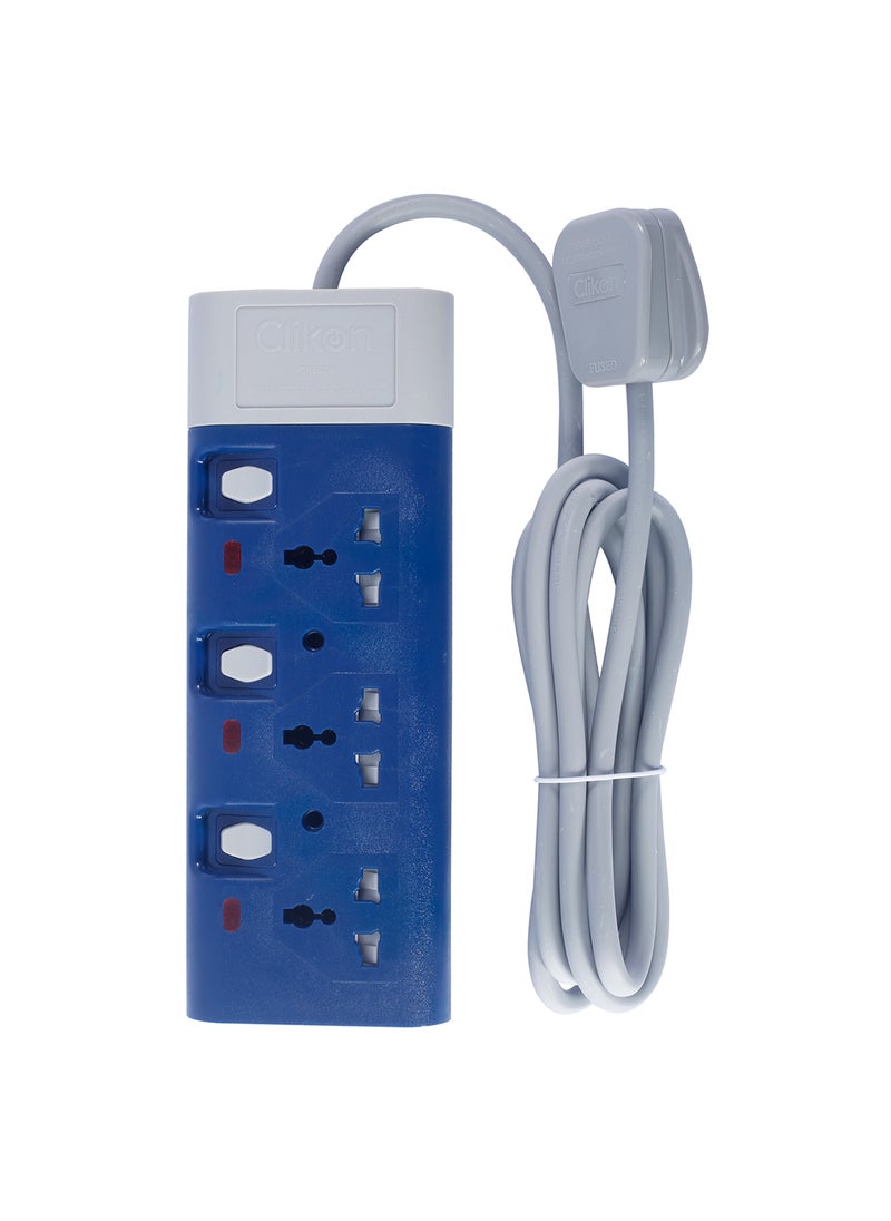 Clikon Clikon 2 Meter 3-Way Extension Socket - Premium Quality Design  - Image 2