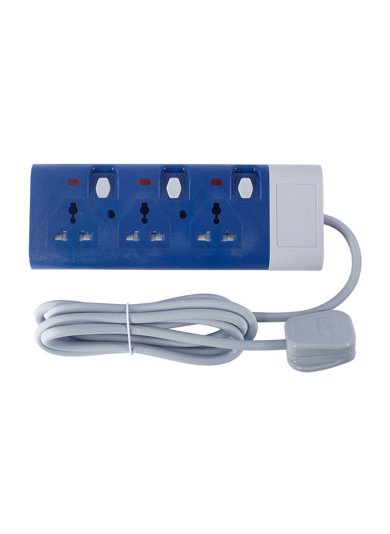 Clikon Clikon 2 Meter 3-Way Extension Socket - Premium Quality Design  - Image 1