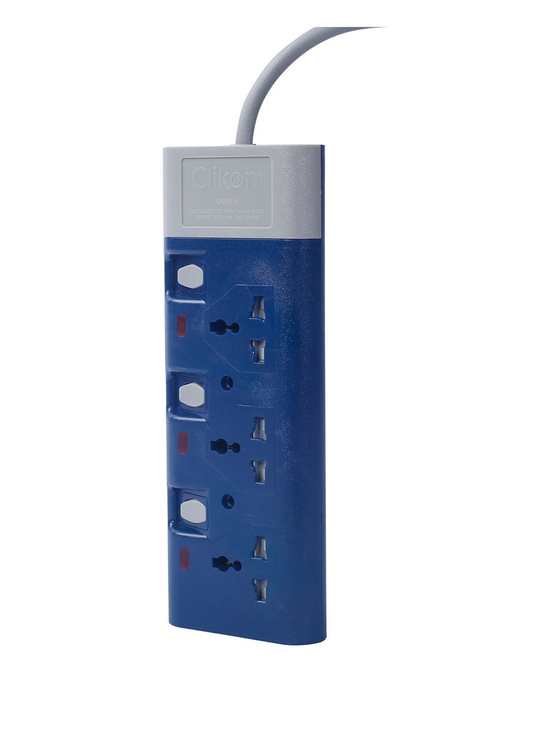 Clikon Clikon 2 Meter 3-Way Extension Socket - Premium Quality Design  - Image 5
