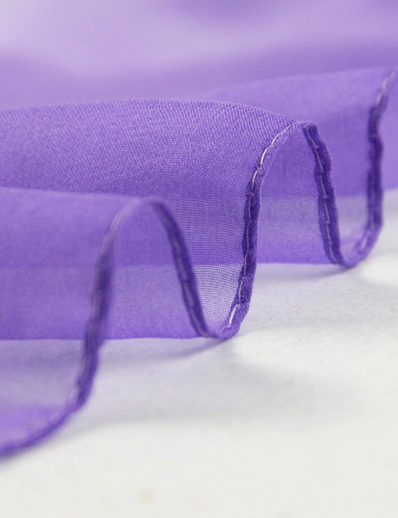 PANTONIGHT Long Chiffon Sheer Scarf Gradient Shaded Colors Lightweight Scarf For Womens - Image 2