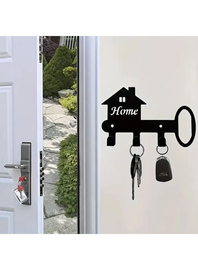Model 004 Hook Metal Decorative Key Holder Wall Mounted For Keys Hats Clothes - Image 2