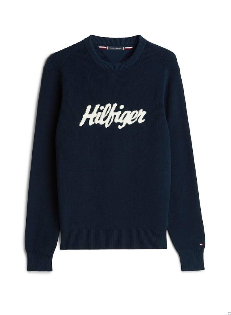 TOMMY HILFIGER Seasonal Graphic Pullover Sweater - Image 4