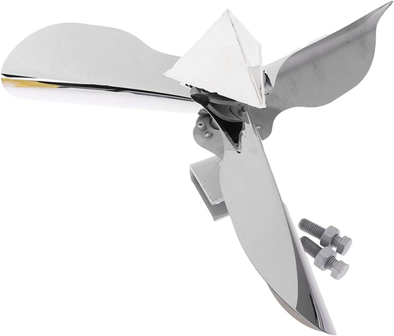 كلاراكو طارد الطيور والحمام والغراب من الفولاذ المقاوم للصدأ، طارد الطيور، طارد الرياح للأبراج الحديدية، الحديقة الخارجية، المنزل، المزرعة، صغير - Image 2