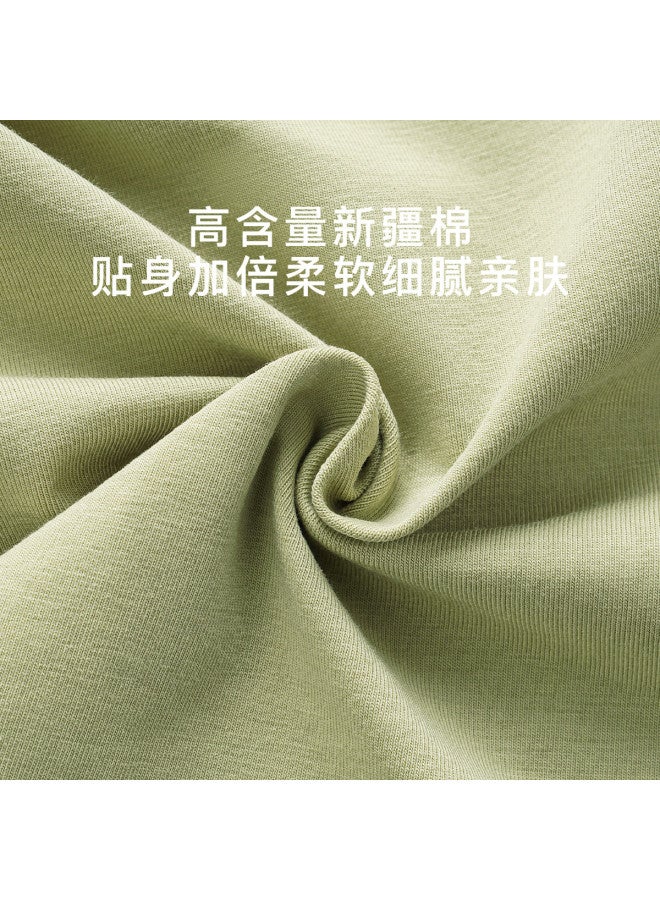 Moonbadi Women'S Soft Cotton Comfortable Undershirt Camisole, Seamless Round Neck, Fashionable And Versatile For Layering Or Outer Wear - Image 5