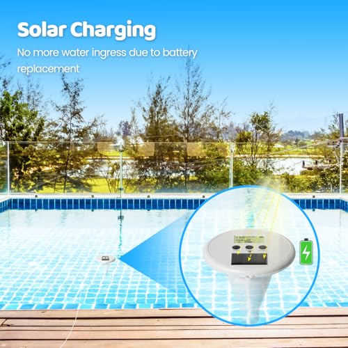 Zuomeng WiFi Pool Alarm, Zuomeng Solar Wave Pool Alarm with Optimal Sensitivity, Remote Control by App, Dual Alarming via Device & App, Offering Extra Protection for Your Child and Pet - Image 5