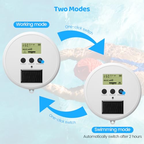 Zuomeng WiFi Pool Alarm, Zuomeng Solar Wave Pool Alarm with Optimal Sensitivity, Remote Control by App, Dual Alarming via Device & App, Offering Extra Protection for Your Child and Pet - Image 4