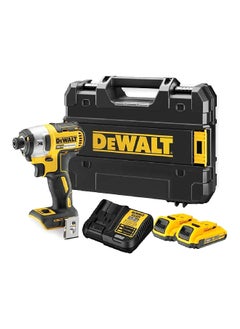 DEWALT 18V Compact Powerful Brushless 3 Speed Impact Driver Kit Yellow and Black 24.5 x 12 x 44 cm DCF887D2-GB  - Image 1
