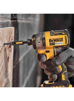 DEWALT 18V Compact Powerful Brushless 3 Speed Impact Driver Kit Yellow and Black 24.5 x 12 x 44 cm DCF887D2-GB  - Image 4
