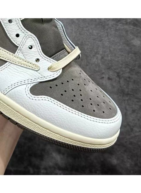 Putian Pure Original aj Barb Black Samurai Lightning Barb ts Joint 6.0 Reverse Mocha White Brown aj1 Barb Shoes White Brown Low 3.0