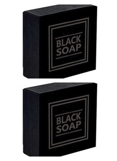 Two Of Pieces Collagen Black Charcoal Soap