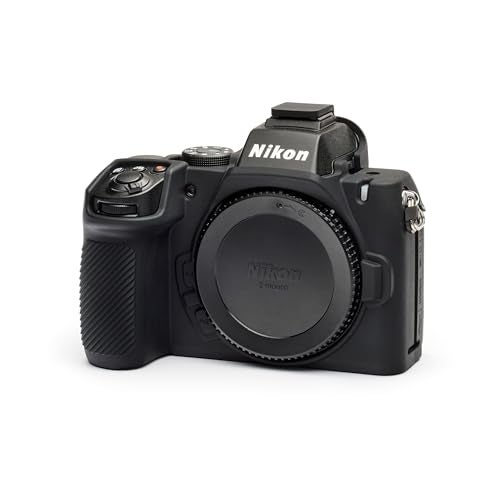 easyCover - Silicone camera case - Protection for your camera Nikon Z50 II - Black - Image 2