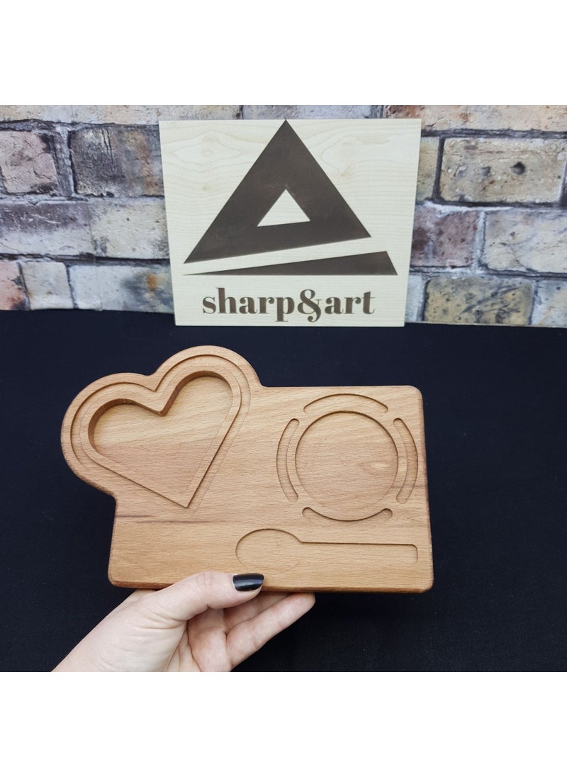 Sharp & Art Wooden Presentation Plates, Kitchen, Breakfast Presentations, Coffee Presentations Collection  - Image 4