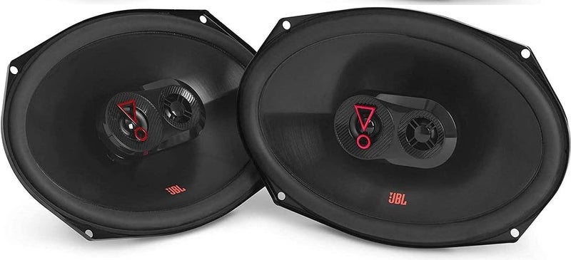 JBL Pair of Stage3 9637F 6" X 9" Three-Way Car Audio Speaker No Grill Bundle - Image 1