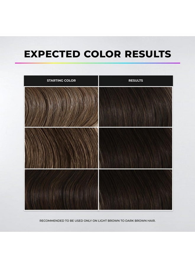 XMONDO XMONDO Color Dark Brown Color Depositing Mask & Semi-Permanent Hair Dye Super Gloss | Infused with Bond Boosters for Nourishment, Revitalize & Repair, Vegan Formula, 8 Fl Oz 1-Pack  - Image 5