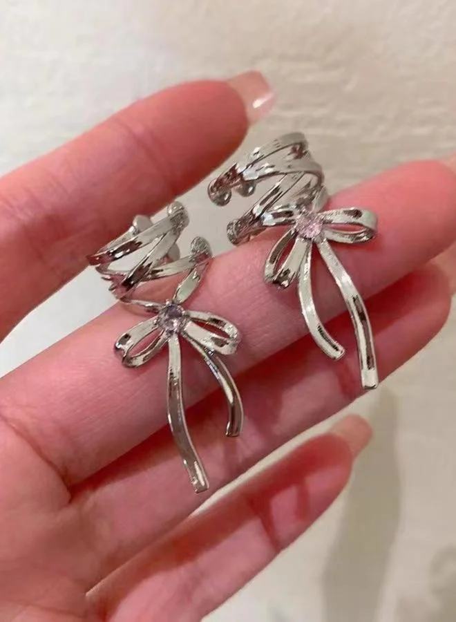Take Two Bow Clip-On Earrings
