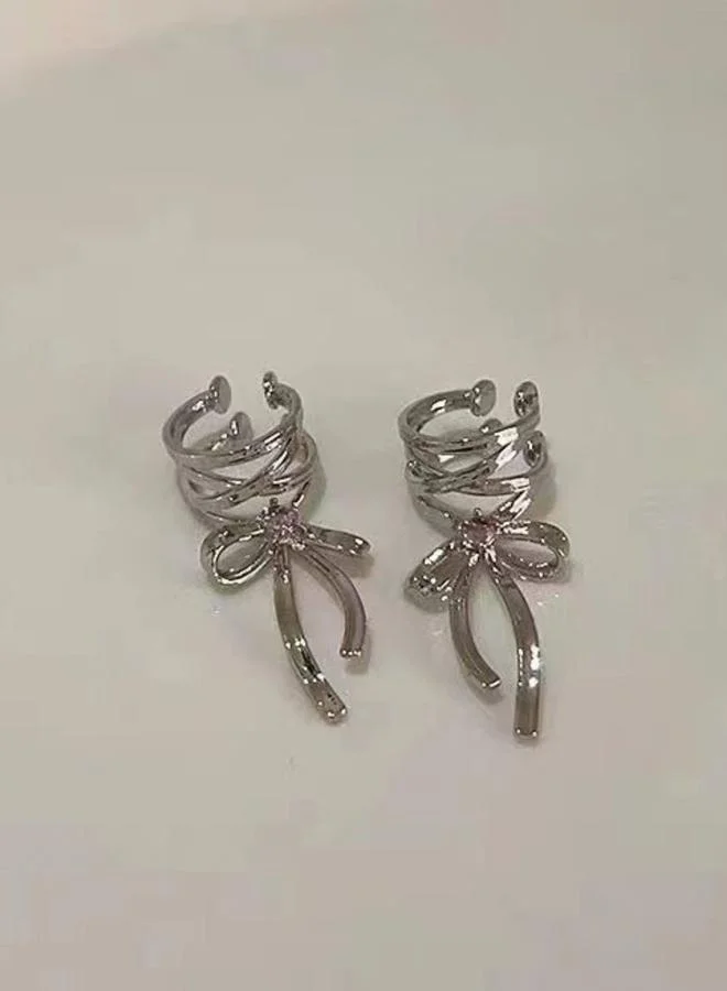 Take Two Bow Clip-On Earrings