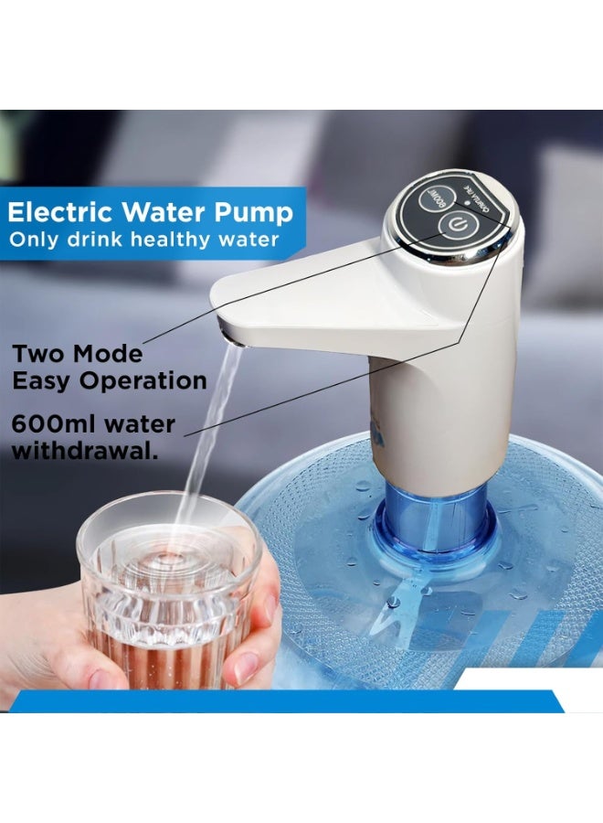 Kimaya Automatic Water Dispenser for Universal Jug 3-5 Gallon - USB Rechargeable Electric Water Pump, Convenient and Portable Water Bottle Dispenser - Image 3